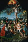 Jan Mostaert The Crucifixion oil painting on canvas
